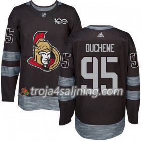 Ottawa Senators tröja Matt Duchene 95 1917-2017 100th Anniversary Adidas Svart Authentic - NHL Tröjor Herr